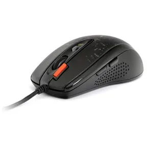 A4Tech Myš F5, 3000DPI, optická, 7tl., drôtová USB, čierna, herná, V-Track, pamäť 160kB